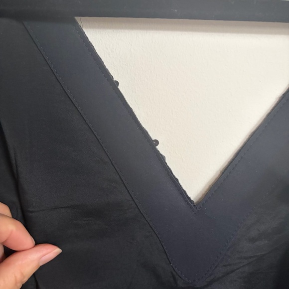 Akris‎ Punto Black Sleeveless Dress, Sequins and Velvet, 12 - Picture 9 of 11